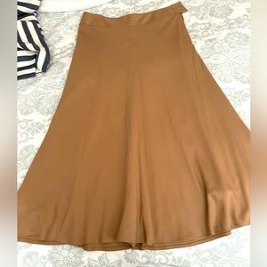 Beautiful A line light brown skirt